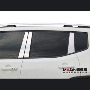 Jeep Renegade Pillar Trim Set - Chrome